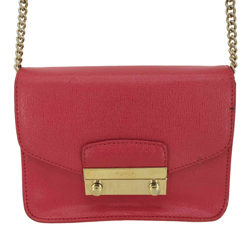 フルラ FURLA メトロポリス ミニクロスボディショルダーバッグ チェーン レディース