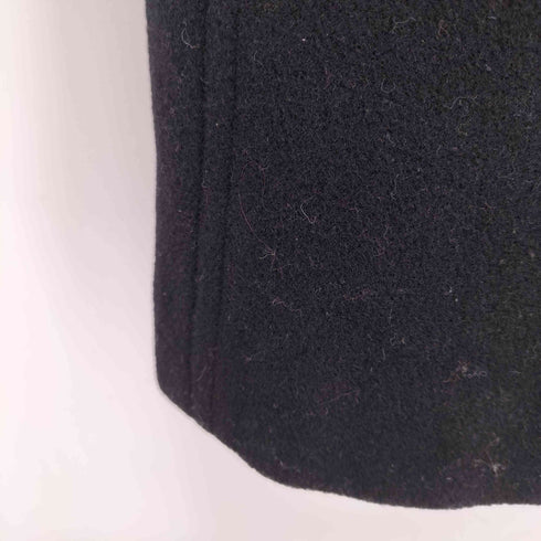 襟ファー モヘア混 ロングコート レディース JPN:M