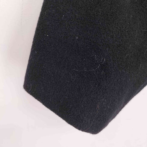 襟ファー モヘア混 ロングコート レディース JPN:M