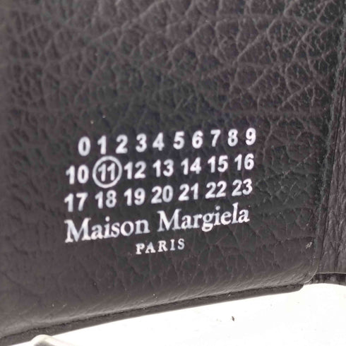 メゾンマルジェラ Maison Margiela グレインレザースリーフォールドウォレット メンズ