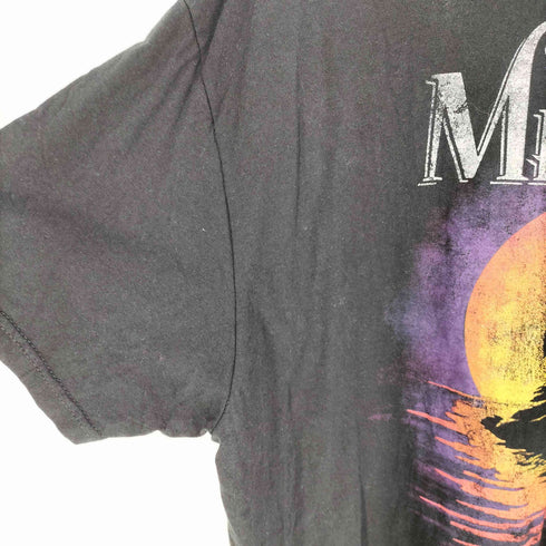 アニメ キャラクター クラック プリント クルーネック Tシャツ メンズ import:XL