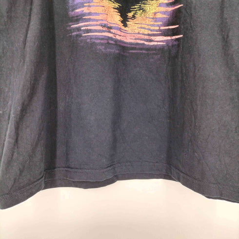 アニメ キャラクター クラック プリント クルーネック Tシャツ メンズ import:XL