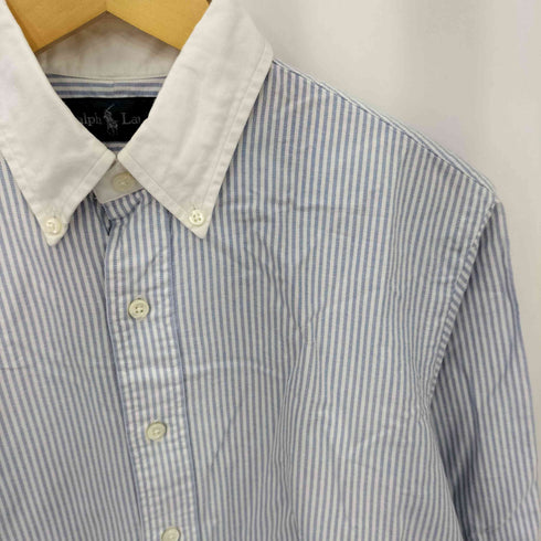 ラルフローレン RALPH LAUREN 90s ノーポニー ボタンダウン ストライプシャツ メンズ 151/2