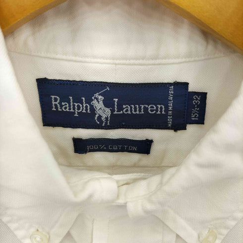 ラルフローレン RALPH LAUREN ポニー刺繍 コットン ボタンダウン シャツ メンズ 151/2-32