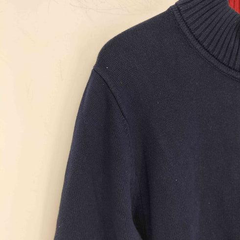 トミーヒルフィガー TOMMY HILFIGER コットン ドライバーズニット ジップニット メンズ JPN:L