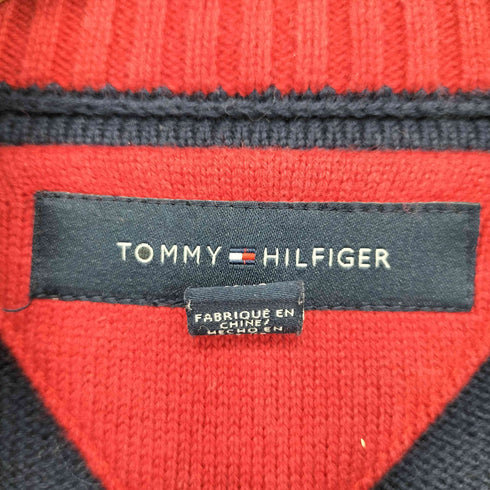トミーヒルフィガー TOMMY HILFIGER コットン ドライバーズニット ジップニット メンズ JPN:L