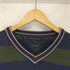 トミーヒルフィガー TOMMY HILFIGER エンブレム刺繍 カシミヤ混 ボーダーニットセーター メンズ JPN:XL