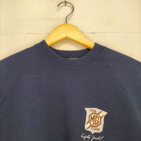 スクリーンスターズ SCREEN STARS 90S 企業ロゴワッペン付クルーネックトレーナー メンズ M