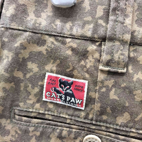 キャッツポウ CATS PAW カモフラ ワークショートパンツ メンズ US:32-33