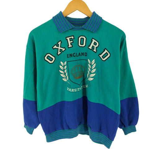 90S カレッジプリントトレーナー メンズ