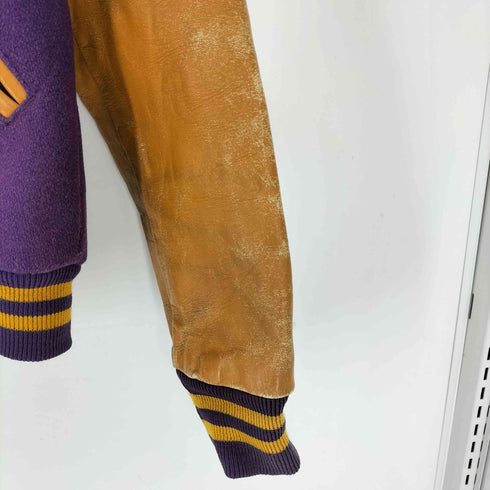 ホロウェイ HOLLOWAY 90S MADE IN USA ワッペンスタジャン メンズ 38