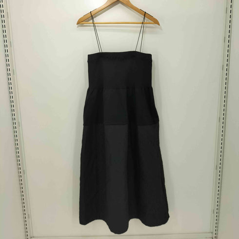 ビアズリー BEARDSLEY ジャガード ドッキングニット キャミワンピース レディース FREE