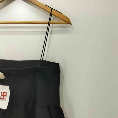 ビアズリー BEARDSLEY ジャガード ドッキングニット キャミワンピース レディース FREE