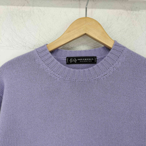 ソブリン Sovereign Cashmere カシミヤ クルーネック ニット メンズ JPN:M