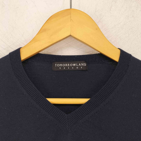 トゥモローランドトリコ TOMORROWLAND tricot ウールVネックセーター メンズ JPN:M