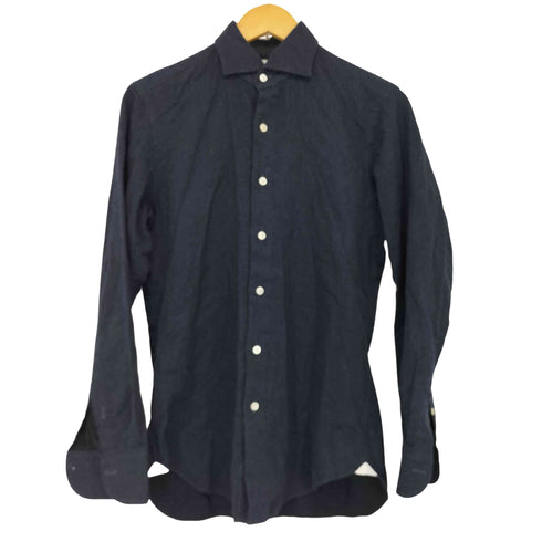 マリアサンタンジェロ Maria Santangelo マチ付き ロングスリーブシャツ メンズ UK:38