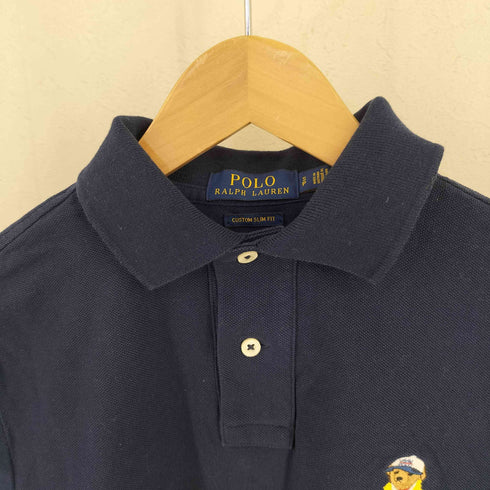 ポロラルフローレン POLO RALPH LAUREN ポロベア刺繍 S/Sポロシャツ CUSTOM SLIM FIT メンズ JPN:S