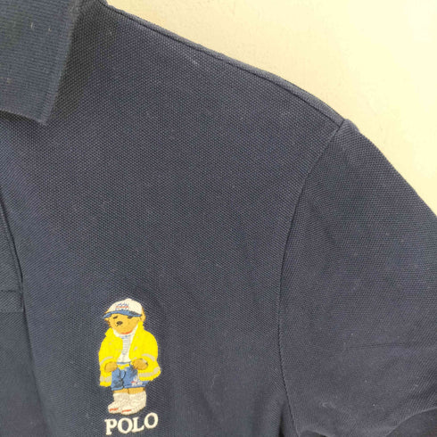 ポロラルフローレン POLO RALPH LAUREN ポロベア刺繍 S/Sポロシャツ CUSTOM SLIM FIT メンズ JPN:S