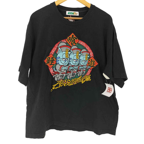 エージェム Agem 25SS OFUDA 猫CAT 刺繍 Tシャツ メンズ FREE