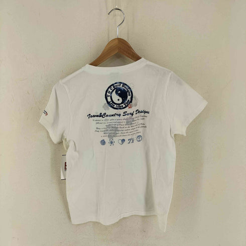 T&C SURF DESIGNS Y2K シングルステッチ 両面プリントロゴ Tシャツ レディース L