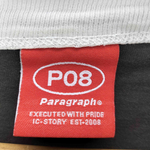 パラグラフ PARAGRAPH 015 uniform line logo tee ユニフォーム ライン ロゴ Tシャツ メンズ 2