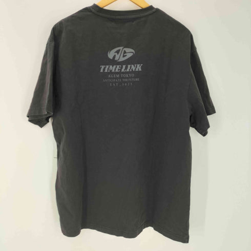 エージェム Agem 25SS 加工 アップリケ 半袖 Tシャツ メンズ JPN:L