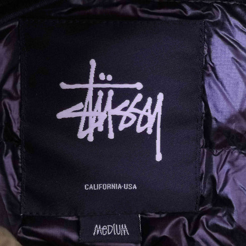 ステューシー Stussy 小川キャンパル ダウンベスト付き カモフラ柄ステンカラーコート メンズ M