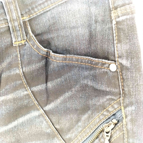 ニコルクラブフォーメン NICOLE CLUB FOR MEN Y2K フラップポケット 加工 フレアデニムパンツ メンズ JPN:48