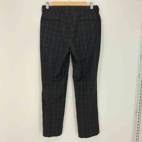 ブルックスブラザーズ BROOKS BROTHERS REGENT FIT ウールギャバ チェック センタープレススラックス メンズ W32 L30