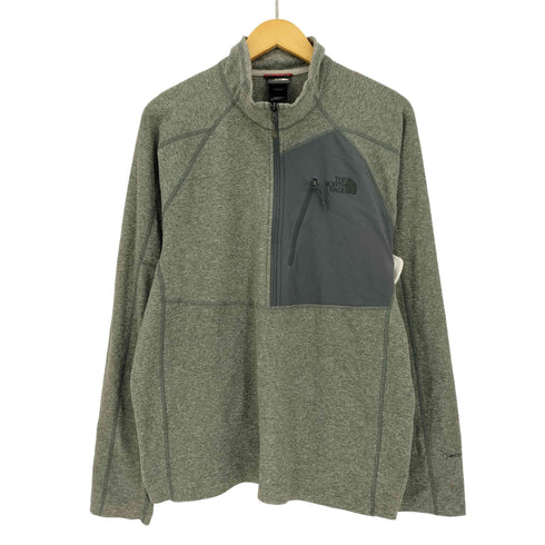 ザノースフェイス THE NORTH FACE ロゴ刺繍 ハーフジップ フリース カットソー メンズ import:L