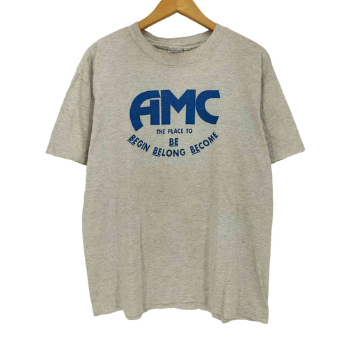 オニータ ONEITA 90s 袖裾シングルステッチ 両面プリント クルーネック半袖Tシャツ メンズ import:L