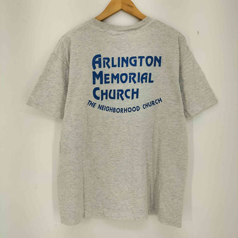 オニータ ONEITA 90s 袖裾シングルステッチ 両面プリント クルーネック半袖Tシャツ メンズ import:L