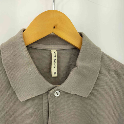 サイベーシックス SCYE BASICS 鹿の子 ポロシャツ メンズ 38