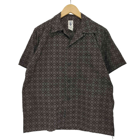 ザコロナユーティリティ THE CORONA UTILITY 総柄 オープンカラー 半袖シャツ メンズ import:S