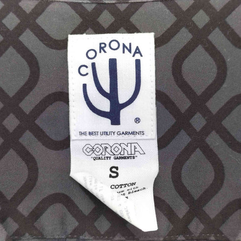 ザコロナユーティリティ THE CORONA UTILITY 総柄 オープンカラー 半袖シャツ メンズ import:S