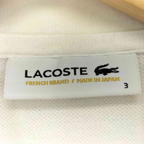 ラコステ LACOSTE 鹿の子 ポロシャツ メンズ 3