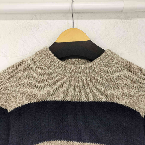 エルエルビーン L.L.Bean USA製 ボーダー クルーネックニット メンズ import:M