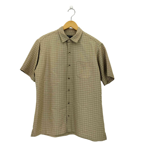 ヴァンヒューゼン VAN HEUSEN レーヨンポリ 半袖シャツ メンズ import:M