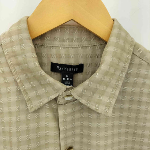 ヴァンヒューゼン VAN HEUSEN レーヨンポリ 半袖シャツ メンズ import:M