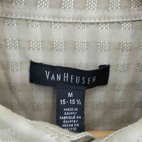 ヴァンヒューゼン VAN HEUSEN レーヨンポリ 半袖シャツ メンズ import:M