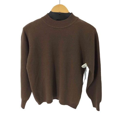 Bjork カシミヤ CASHMERE 100% クルーネックニット レディース