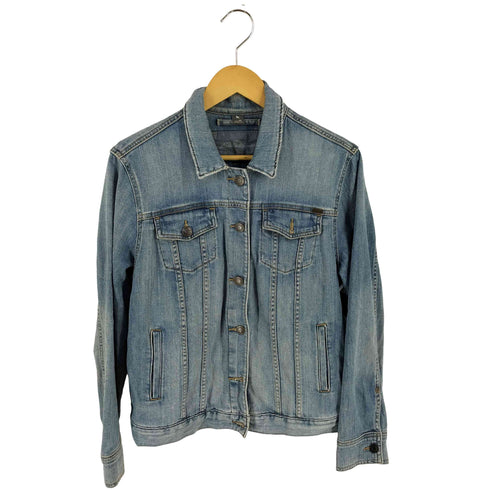 エディーバウアー Eddie Bauer パッチロゴ デニムジャケット レディース PL