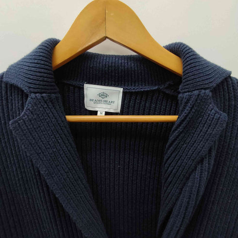 ビームスハート BEAMS HEART 22AW リブニット 4ボタン ダブルジャケット メンズ JPN:M