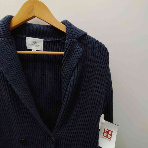 ビームスハート BEAMS HEART 22AW リブニット 4ボタン ダブルジャケット メンズ JPN:M