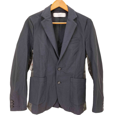 エーケイエム AKM 迷彩 切替 テーラードジャケット メンズ JPN:M