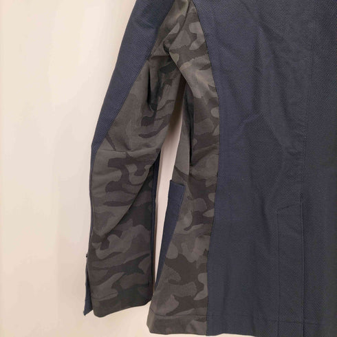 エーケイエム AKM 迷彩 切替 テーラードジャケット メンズ JPN:M