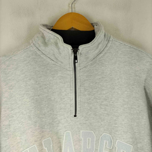 エクストララージ XLARGE HALF ZIP PULLOVER SWEAT レディース import:M