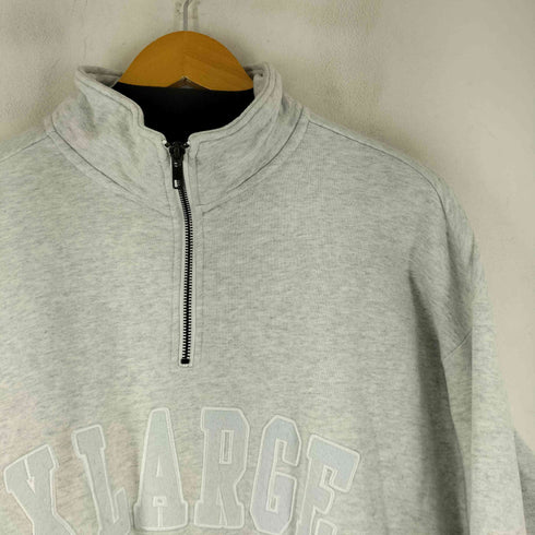 エクストララージ XLARGE HALF ZIP PULLOVER SWEAT レディース import:M
