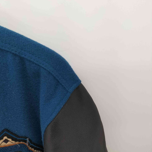 ページボーイ PAGEBOY レザー切替 ウールスタジャン メンズ JPN:M