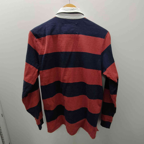 エルエルビーン L.L.Bean TRADITIONAL FIT L/S ボーダー ラガー ポロ シャツ メンズ import:M